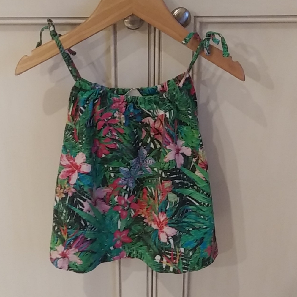 Zara Spaghetti Strap Summer Top Size 5